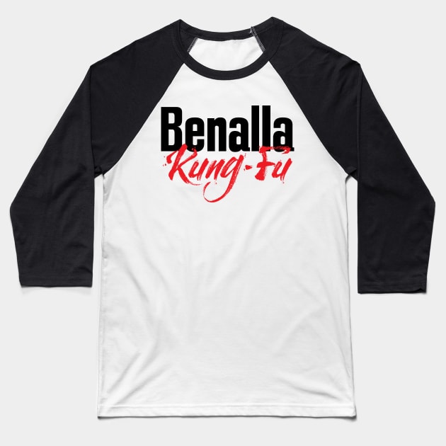 Benalla Kung Fu Australia Raised Me Baseball T-Shirt by ProjectX23Red